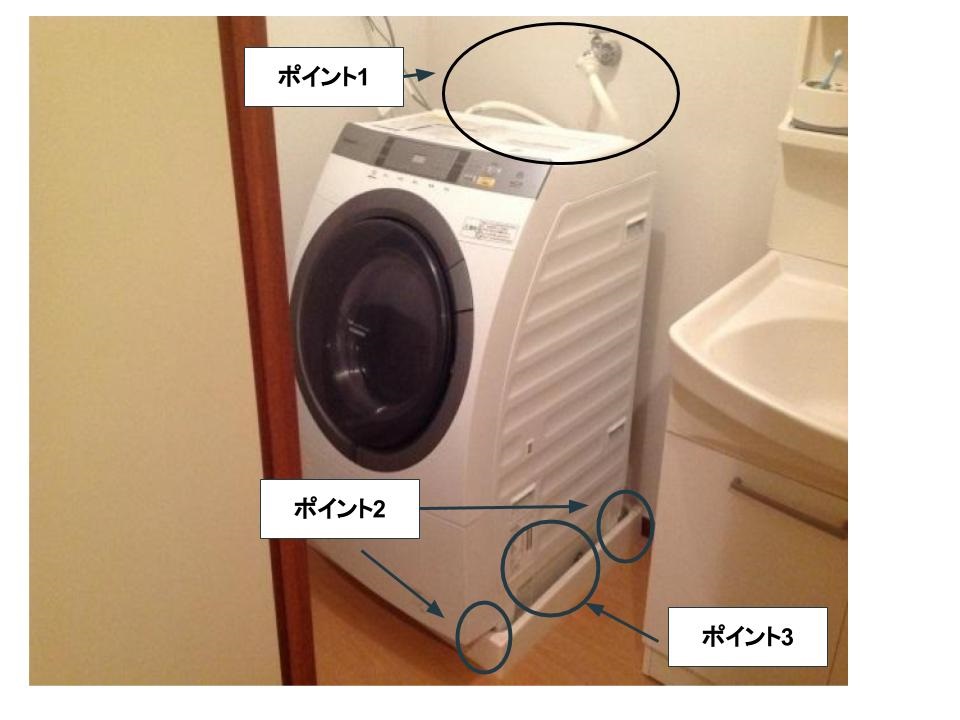 ドラム式洗濯機【設置】