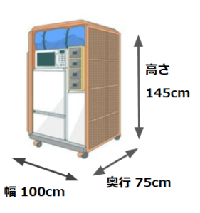 佐川急便単身パックのボックスサイズ